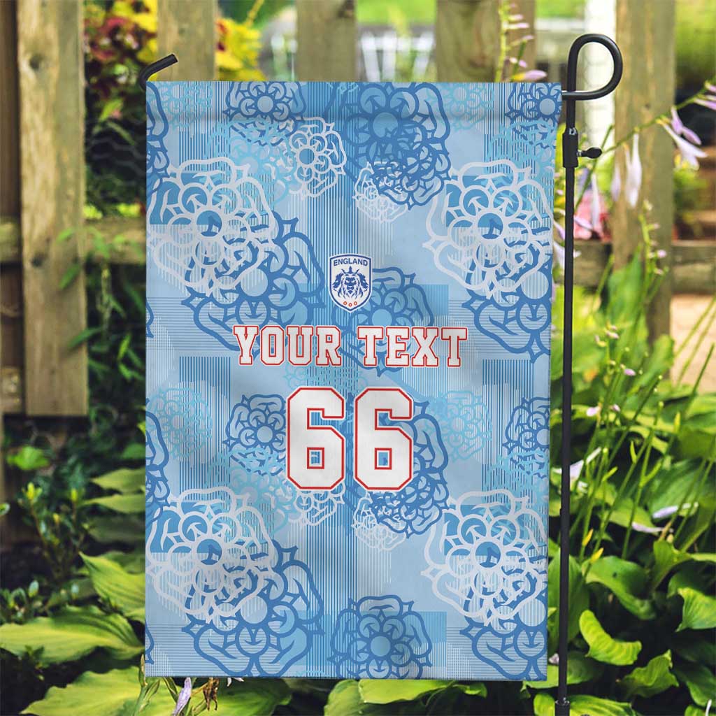 Custom World Football 2026 England Garden Flag Three Lions and Tudor Rose Pattern