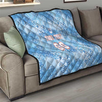 Custom World Football 2026 England Quilt Three Lions and Tudor Rose Pattern