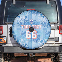 Custom World Football 2026 England Spare Tire Cover Three Lions and Tudor Rose Pattern