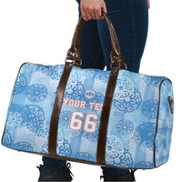 Custom World Football 2026 England Travel Bag Three Lions and Tudor Rose Pattern