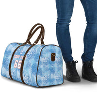 Custom World Football 2026 England Travel Bag Three Lions and Tudor Rose Pattern