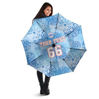 Custom World Football 2026 England Umbrella Three Lions and Tudor Rose Pattern