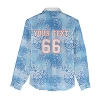 Custom World Football 2026 England Women Casual Shirt Three Lions and Tudor Rose Pattern