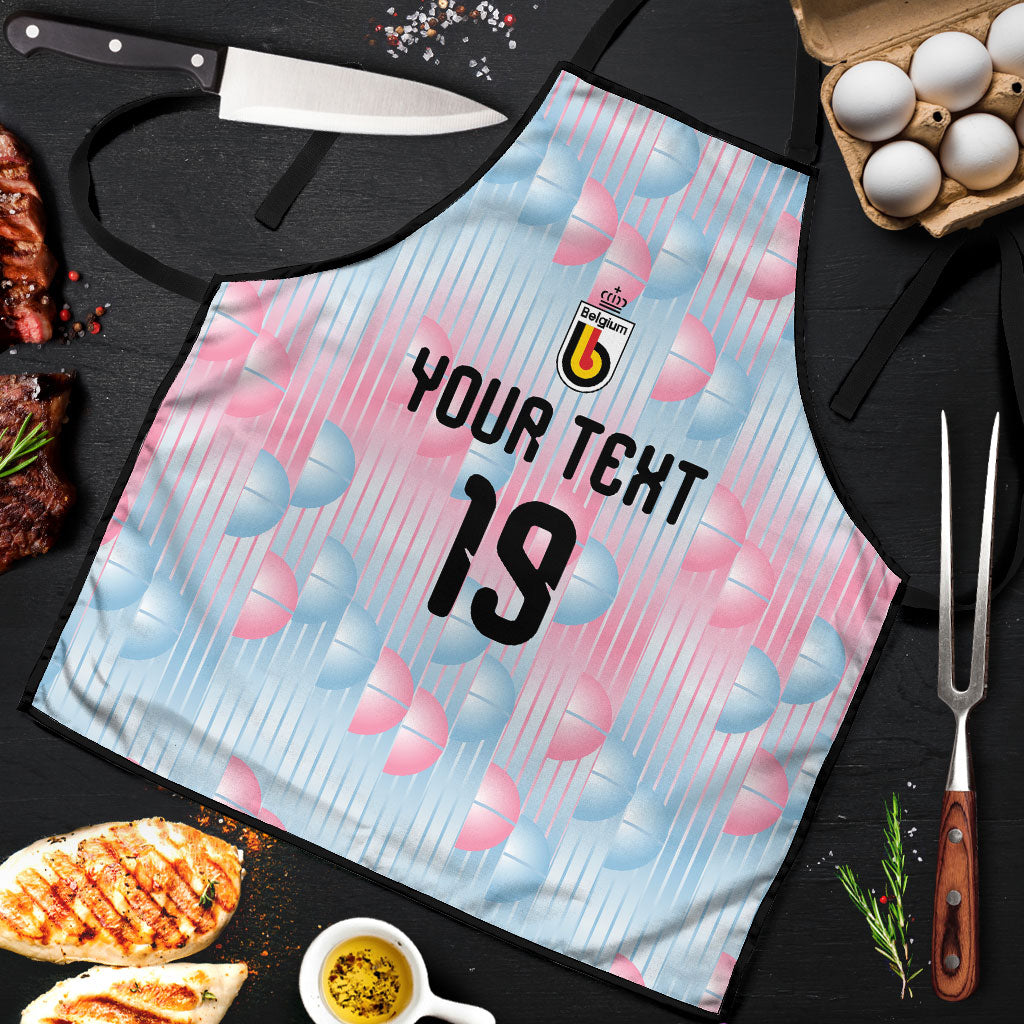 Custom World Football 2026 Belgium Apron Belgian The Red Devils Champions