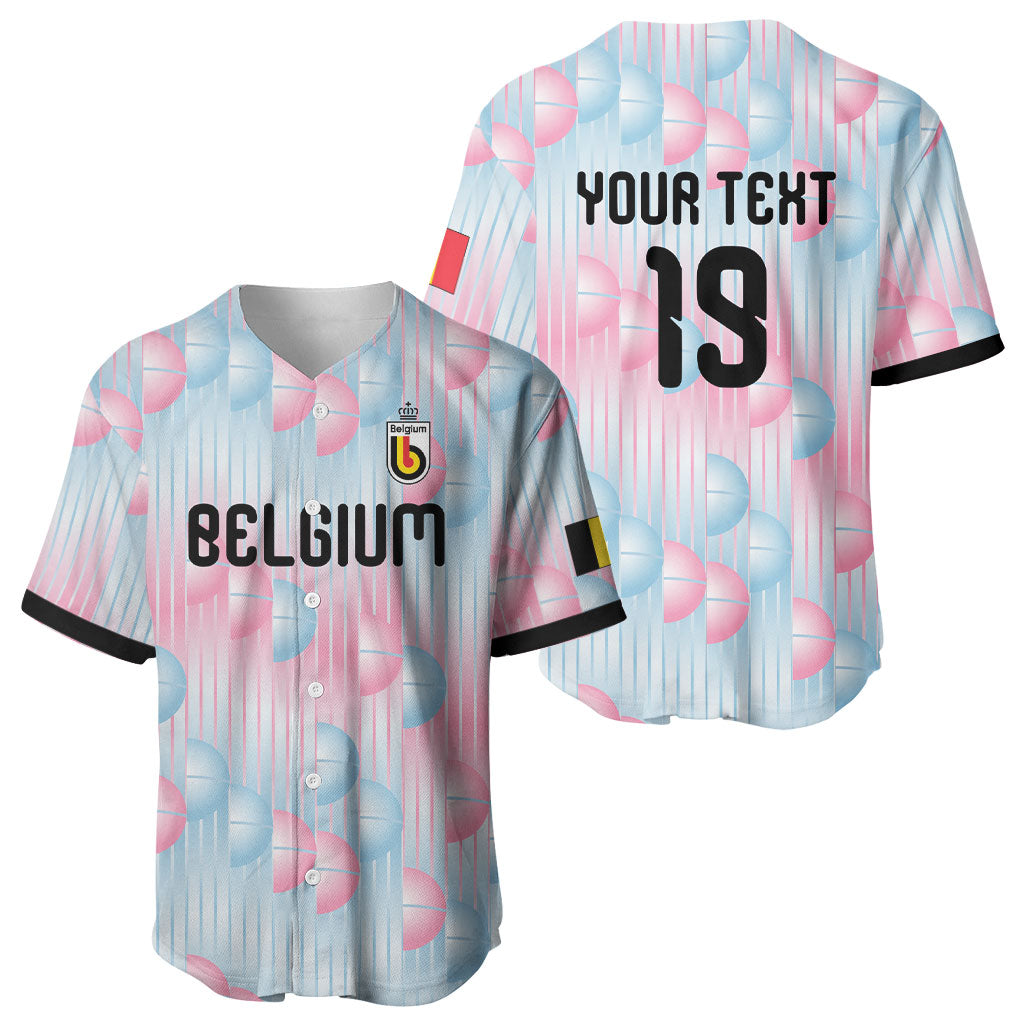 Custom World Football 2026 Belgium Baseball Jersey Belgian The Red Devils Champions