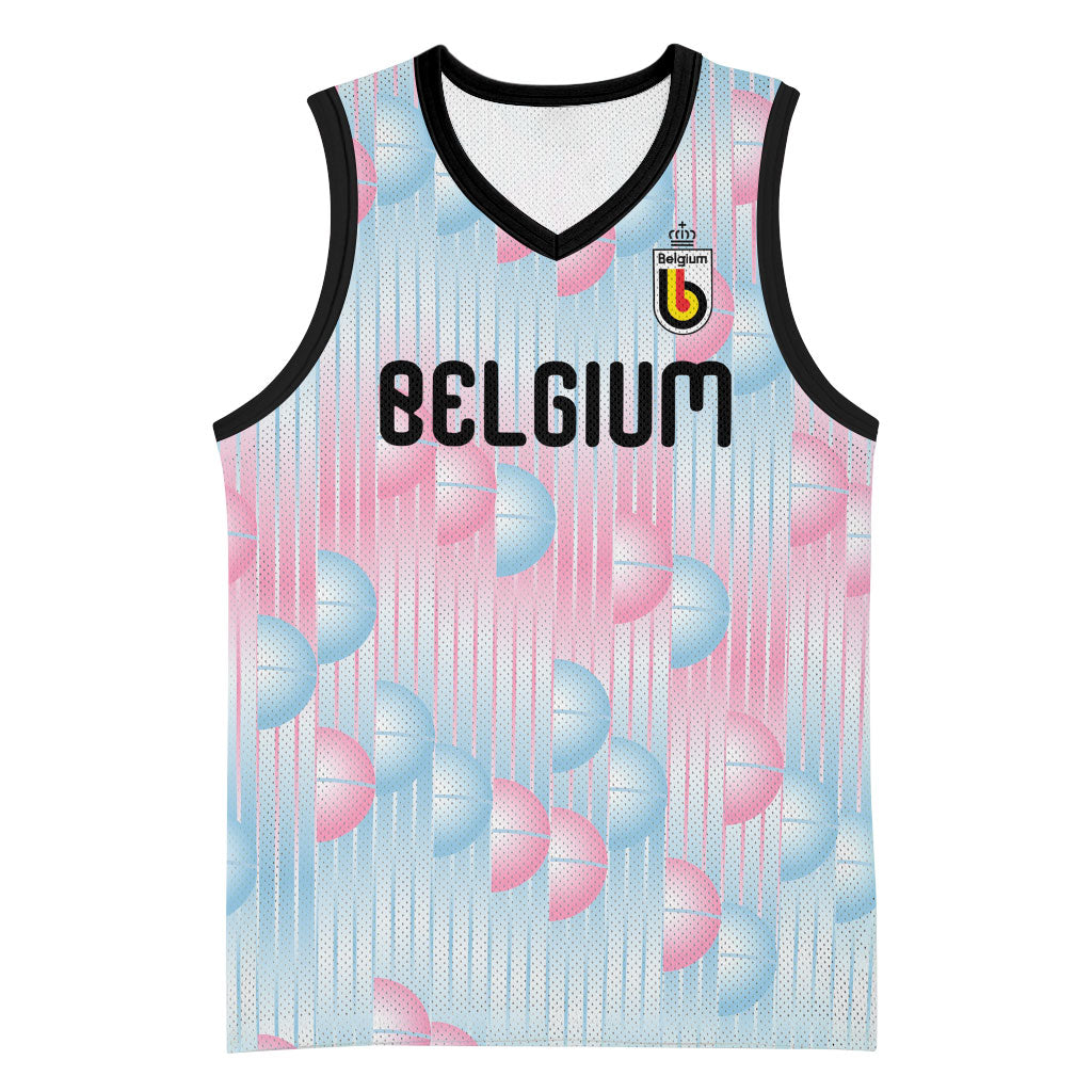 Custom World Football 2026 Belgium Basketball Jersey Belgian The Red Devils Champions