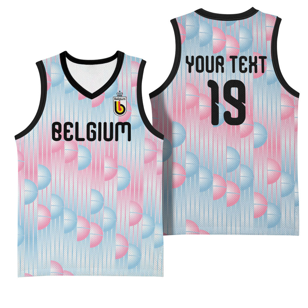 Custom World Football 2026 Belgium Basketball Jersey Belgian The Red Devils Champions