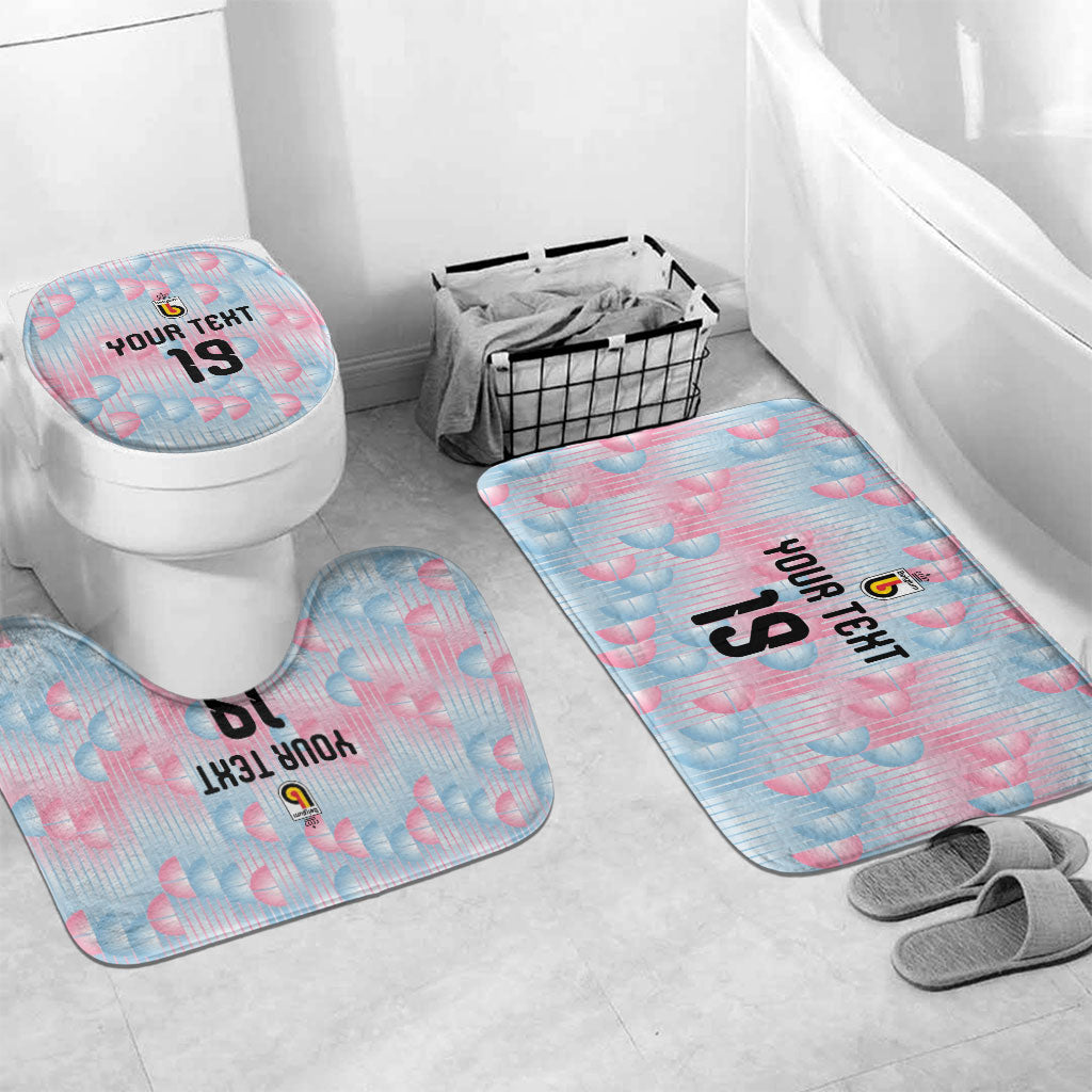Custom World Football 2026 Belgium Bathroom Set Belgian The Red Devils Champions