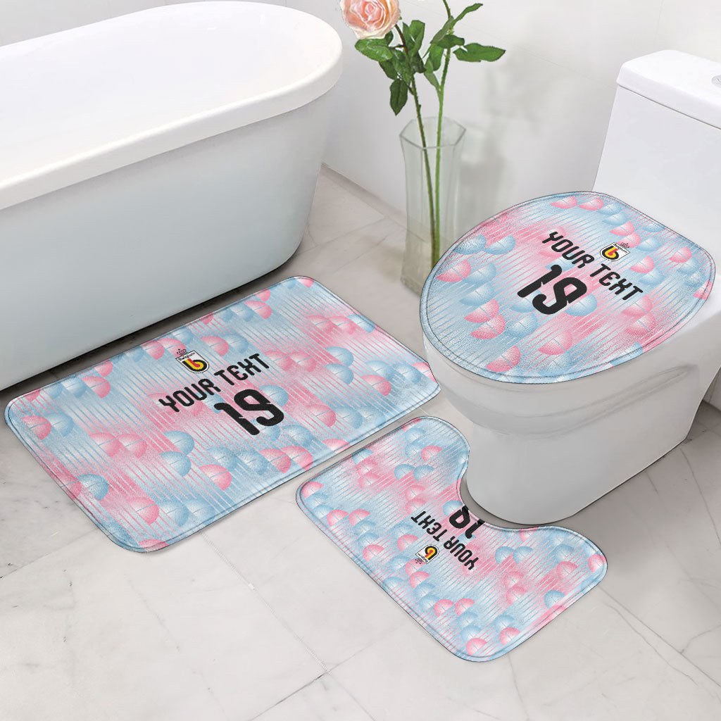 Custom World Football 2026 Belgium Bathroom Set Belgian The Red Devils Champions