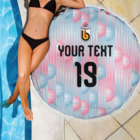 Custom World Football 2026 Belgium Beach Blanket Belgian The Red Devils Champions