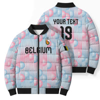 Custom World Football 2026 Belgium Bomber Puffer Jacket Belgian The Red Devils Champions