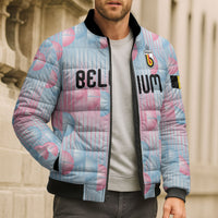 Custom World Football 2026 Belgium Bomber Puffer Jacket Belgian The Red Devils Champions