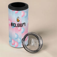 Custom World Football 2026 Belgium 4 in 1 Can Cooler Tumbler Belgian The Red Devils Champions