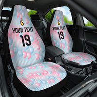 Custom World Football 2026 Belgium Car Seat Cover Belgian The Red Devils Champions