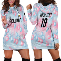 Custom World Football 2026 Belgium Hoodie Dress Belgian The Red Devils Champions