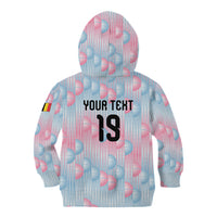 Custom World Football 2026 Belgium Kid Hoodie Belgian The Red Devils Champions