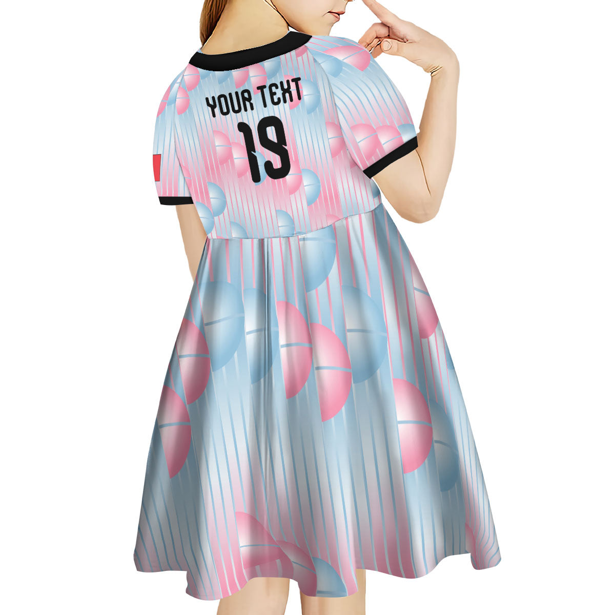 Custom World Football 2026 Belgium Kid Short Sleeve Dress Belgian The Red Devils Champions