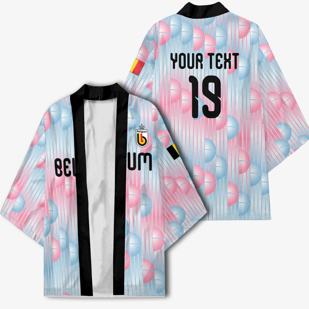 Custom World Football 2026 Belgium Kimono Belgian The Red Devils Champions