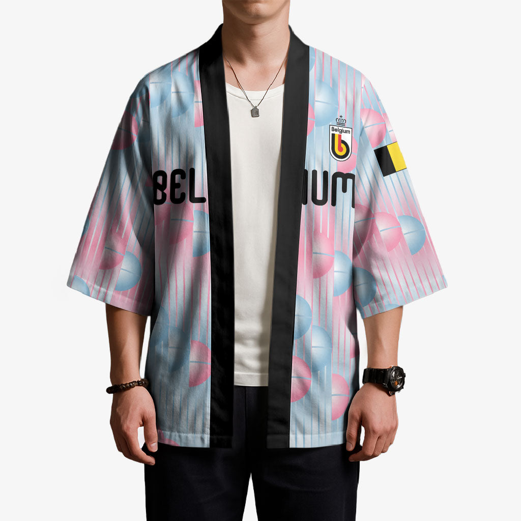 Custom World Football 2026 Belgium Kimono Belgian The Red Devils Champions