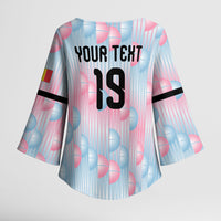 Custom World Football 2026 Belgium Kimono Sleeve Blouse Belgian The Red Devils Champions