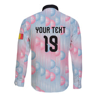 Custom World Football 2026 Belgium Long Sleeve Button Shirt Belgian The Red Devils Champions