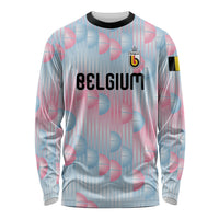 Custom World Football 2026 Belgium Long Sleeve Shirt Belgian The Red Devils Champions