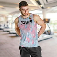 Custom World Football 2026 Belgium Men Tank Top Belgian The Red Devils Champions