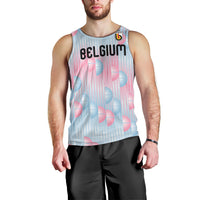 Custom World Football 2026 Belgium Men Tank Top Belgian The Red Devils Champions