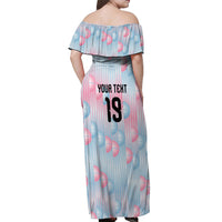 Custom World Football 2026 Belgium Off Shoulder Maxi Dress Belgian The Red Devils Champions