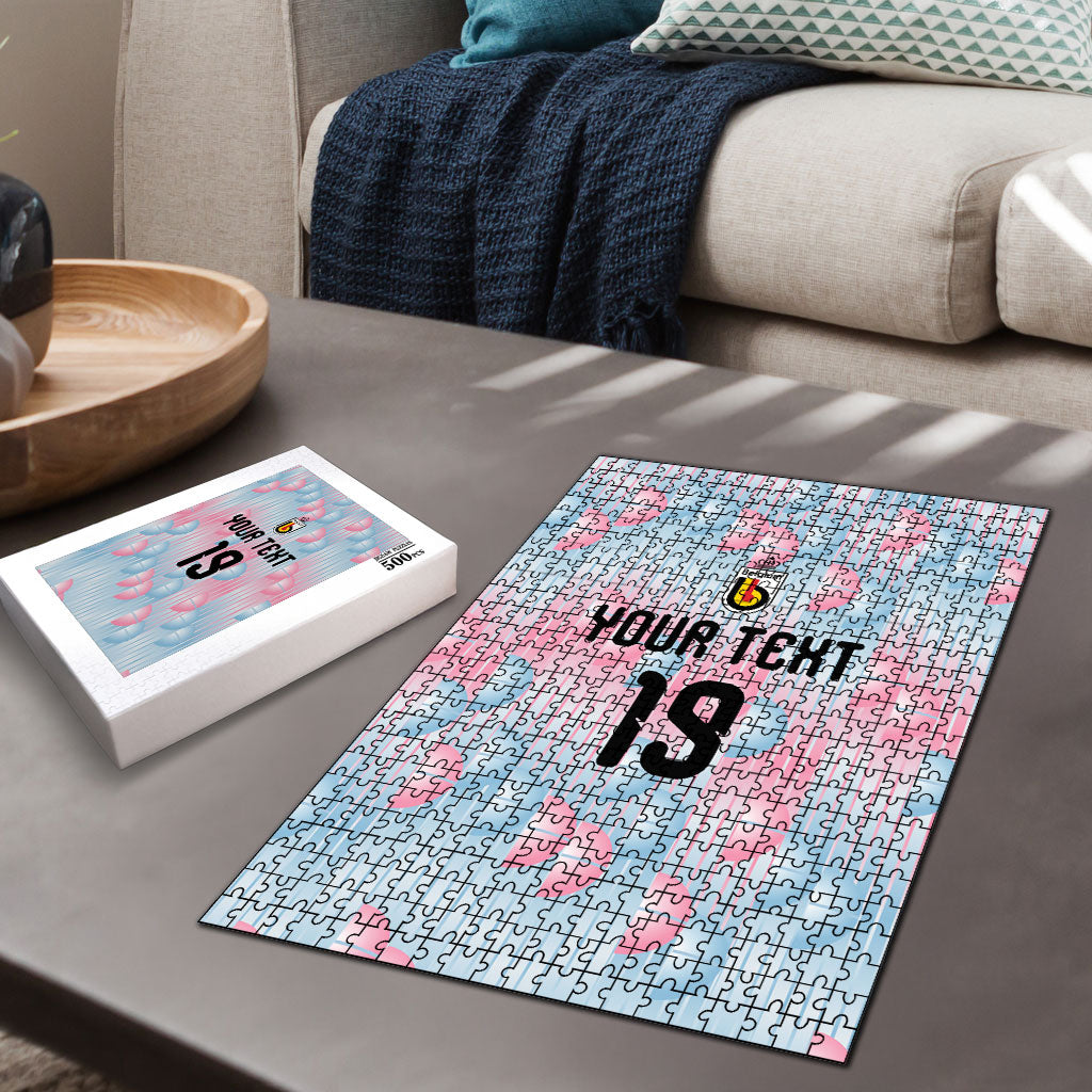 Custom World Football 2026 Belgium Puzzle Belgian The Red Devils Champions