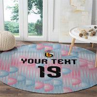 Custom World Football 2026 Belgium Round Carpet Belgian The Red Devils Champions