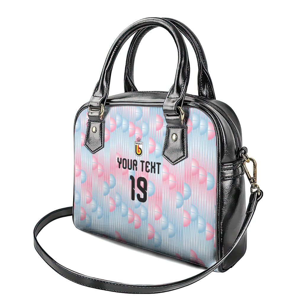 Custom World Football 2026 Belgium Shoulder Handbag Belgian The Red Devils Champions