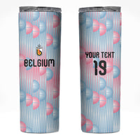 Custom World Football 2026 Belgium Skinny Tumbler Belgian The Red Devils Champions
