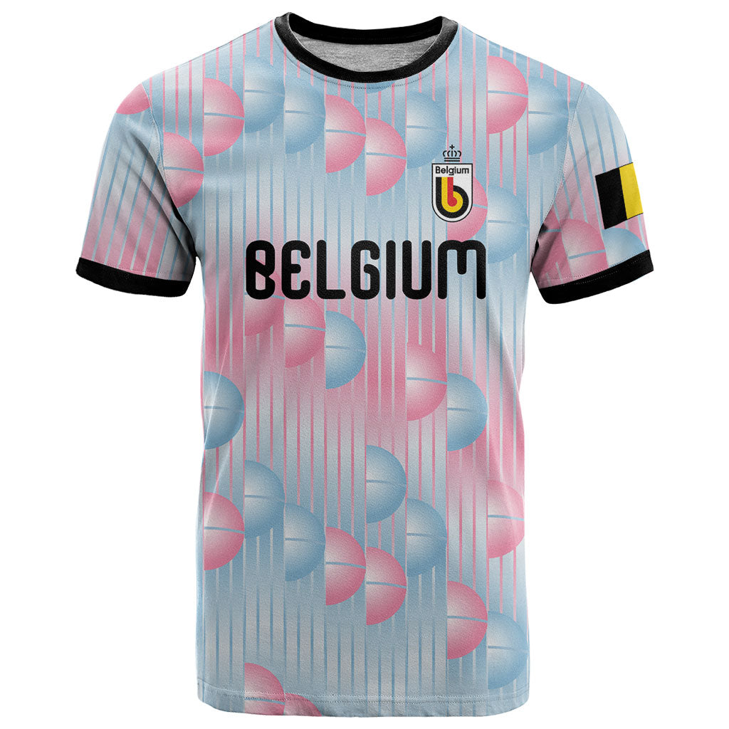 Custom World Football 2026 Belgium T Shirt Belgian The Red Devils Champions