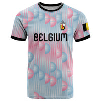 Custom World Football 2026 Belgium T Shirt Belgian The Red Devils Champions