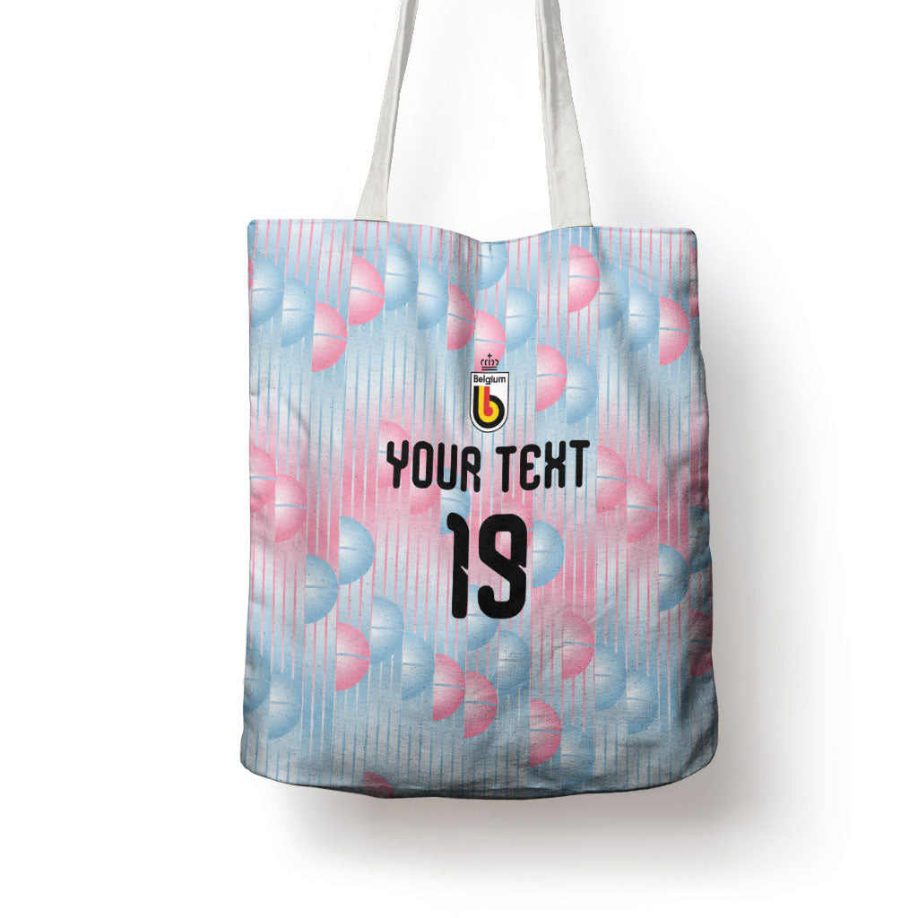 Custom World Football 2026 Belgium Tote Bag Belgian The Red Devils Champions