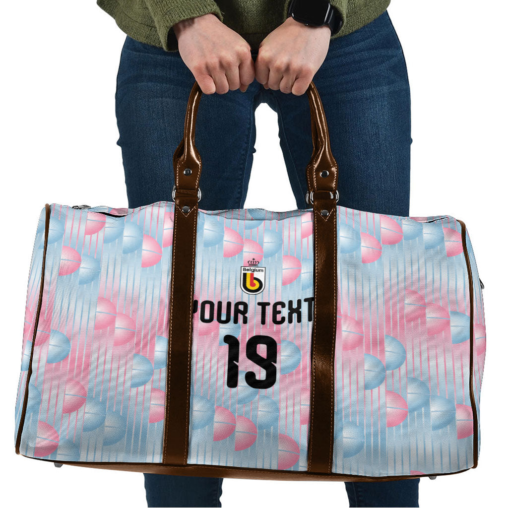 Custom World Football 2026 Belgium Travel Bag Belgian The Red Devils Champions