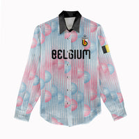 Custom World Football 2026 Belgium Women Casual Shirt Belgian The Red Devils Champions