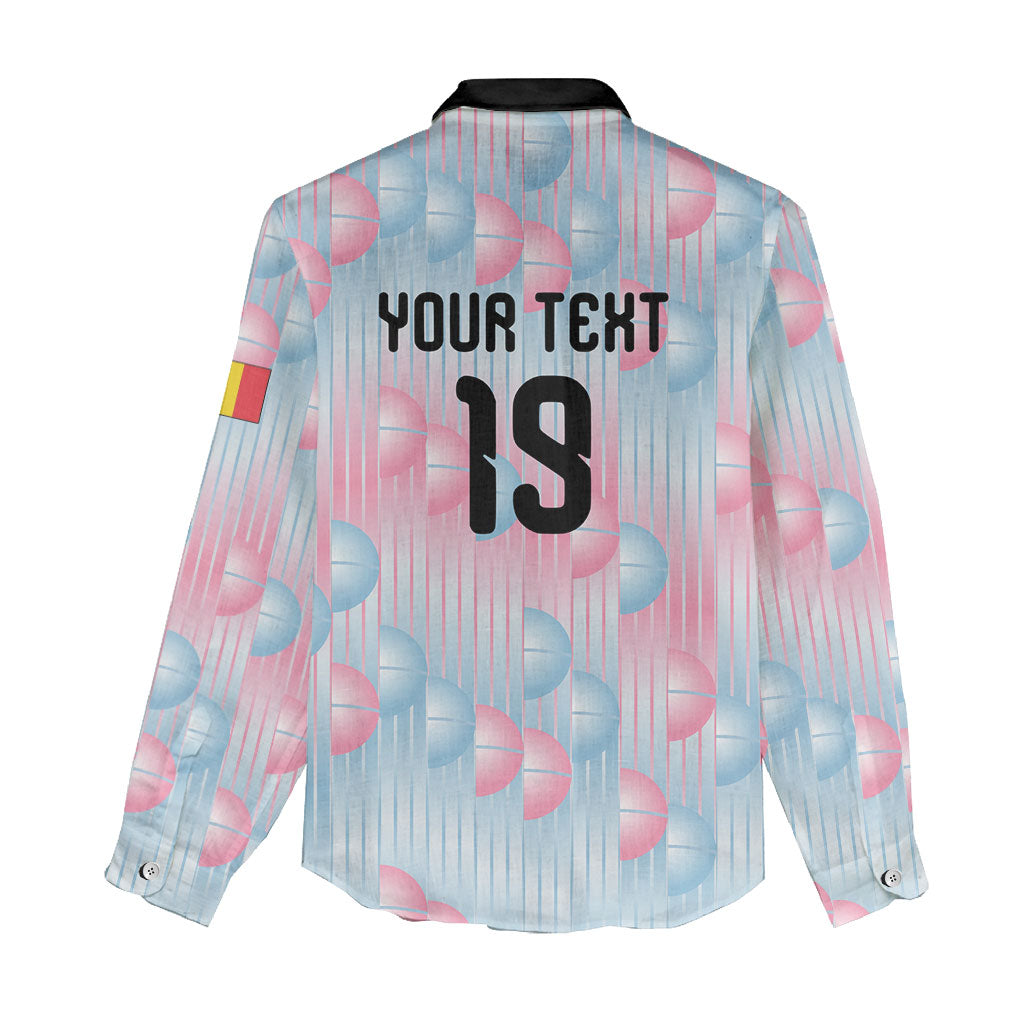Custom World Football 2026 Belgium Women Casual Shirt Belgian The Red Devils Champions
