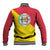 Italy Sicilia Baseball Jacket Triskeles With Lemons - Wonder Print Shop