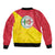 Italy Sicilia Bomber Jacket Triskeles With Lemons - Wonder Print Shop