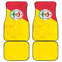 Italy Sicilia Car Mats Triskeles With Lemons - Wonder Print Shop