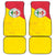 Italy Sicilia Car Mats Triskeles With Lemons - Wonder Print Shop