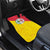 Italy Sicilia Car Mats Triskeles With Lemons - Wonder Print Shop