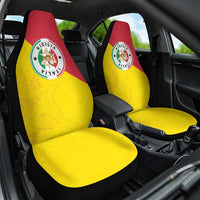 Italy Sicilia Car Seat Cover Triskeles With Lemons - Wonder Print Shop