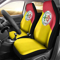 Italy Sicilia Car Seat Cover Triskeles With Lemons - Wonder Print Shop