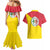 Italy Sicilia Couples Matching Mermaid Dress and Hawaiian Shirt Triskeles With Lemons - Wonder Print Shop