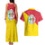 Italy Sicilia Couples Matching Tank Maxi Dress and Hawaiian Shirt Triskeles With Lemons - Wonder Print Shop