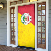 Italy Sicilia Door Cover Triskeles With Lemons - Wonder Print Shop