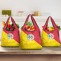 Italy Sicilia Grocery Bag Triskeles With Lemons - Wonder Print Shop